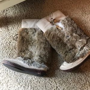 Tori Burch Fur Boots. Authentic One Of A Kind. 8